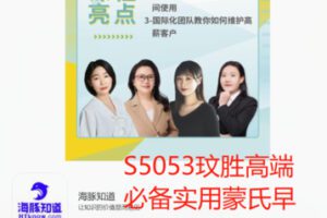 【26[红包]·S5053玟胜高端必备实用蒙氏早教课程】