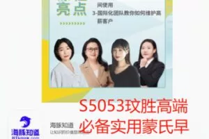【26[红包]·S5053玟胜高端必备实用蒙氏早教课程】