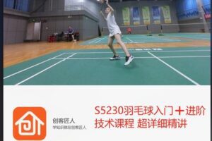 【19[红包]·S5230羽毛球入门➕进阶 技术课程 超详细精讲】