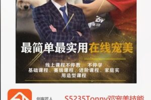 【19[红包]·S5235Tonny邓宠美技能培训课程《萌系》】
