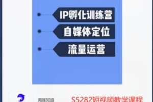 【29[红包]·S5282短视频教学课程】