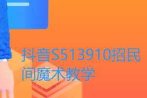 【28[红包]·S513910招民间魔术教学】