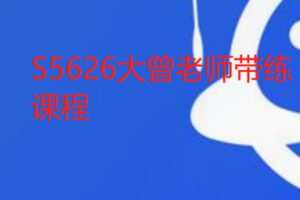 【49[红包]·S5626大曾老师带练课程】