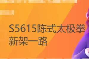【26[红包]·S5615陈式太极拳新架一路】