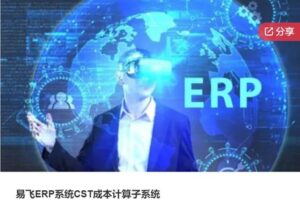 【29[红包]·S5786易飞ERP系统CST成本计算子系统】