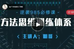 【89[红包]·S5803985学霸的方法思维系统课【系统落地，深度干货】】
