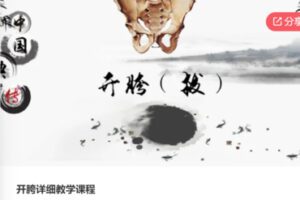 【29[红包]·S6011开胯详细教学课程】