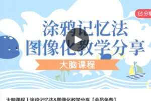 【19[红包]·S6066大脑课程丨涂鸦记忆法&图像化教学分享【会员免费】】