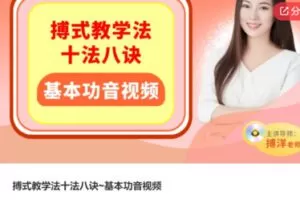 【59[红包]·S6089搏式教学法十法八诀~基本功音视频】