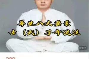【捐赠[红包]9.99·《AL4849-古武上乘内功绝技-古（武）子午流注+养生八大要素》】