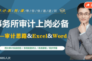 【捐赠53.9[红包]·《Z7787-吕新建事务所审计上岗必备—审计思路》】