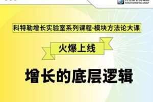 【捐赠29.9[红包]·《Z1324-科特勒增长实验室-科特勒 | 增长的底层逻辑》】