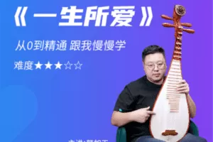 【捐赠13.9[红包]·《Z7880-琵琶· 流行曲· 一生所爱· 如音国乐》】