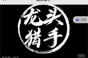 【龙空龙猎手】龙头猎手交易体系第二期