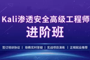 学神 Kali安全高级工程师进阶班2022