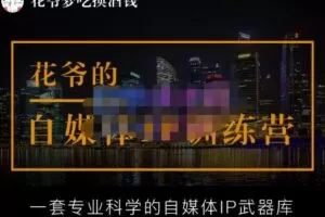 花爷的自媒体IP训练营【14期】,一套专业科学的自媒体IP武器库（更新2023年3月）