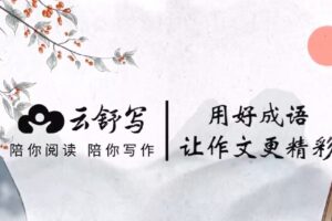 云舒写 小学高分作文必会成语课