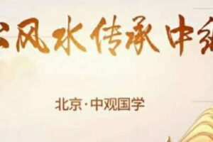 中观国学-王进武《杨公风水传承中级班》