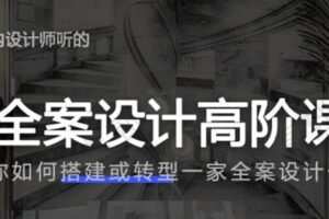 创业必备：全案设计高阶课