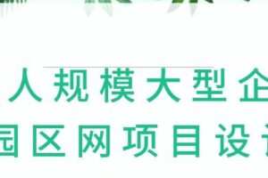 千人规模大型企业园区网项目设计