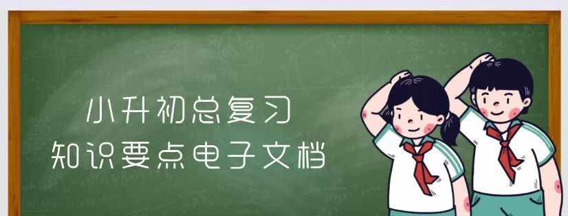 1637290243 小升初总复习知识要点电子文档