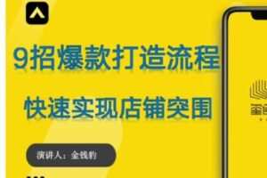 【捐赠[红包]29.90·《D0681-招爆款打造流程，快速实现店铺突围》】