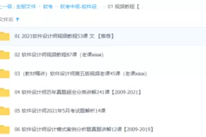 软考中级软件设计师相关教程