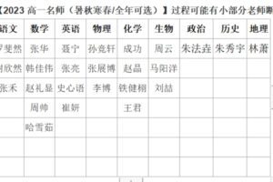 【更新】2023高一高二系列0417期
