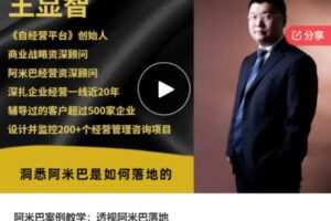 【19[红包]·S6304阿米巴案例教学：透视阿米巴落地】