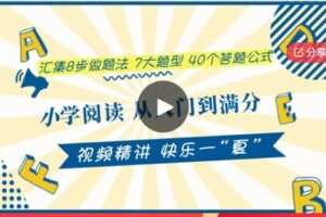 【31[红包]·S6498小学阅读 从入门到满分】