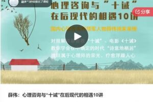 【19[红包]·S6898薛伟：心理咨询与“十诫”在后现代的相遇10讲】