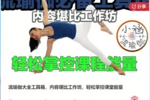 【20[红包]·S6930流瑜伽大全工具箱，内容堪比工作坊，轻松掌控课堂能量】