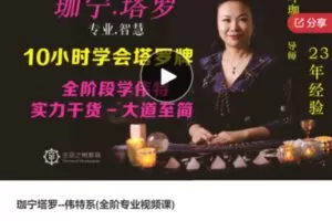 【49[红包]·S6779珈宁塔罗–伟特系(全阶专业视频课)】