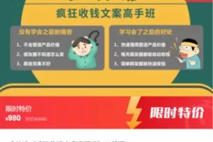 【29[红包]·S7735实体店《疯狂收钱文案高手班》三节课】