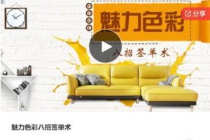 【29[红包]·S7655魅力色彩八招签单术】