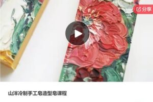 【48[红包]·S7850山泮冷制手工皂造型皂课程】