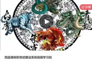 【199[红包]·S7796四品堪舆形势仗眼法系统高级学习班】