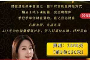 【20[红包]·S7817.365财富进高手帐营】