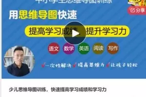 【22[红包]·S7802少儿思维导图训练，快速提高学习成绩和学习力】