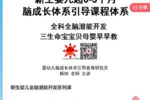 【32[红包]·S8014新生婴儿全脑潜能开发系列课】