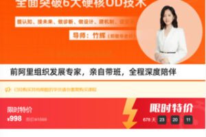 【29[红包]·S7980OD组织发展实战训练营：全面突破6大硬核OD技术】