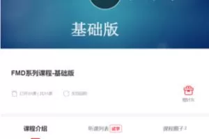 【12[红包]·F0149FMD系列课程-基础版】