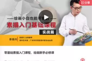 【18[红包]·F0544零基础素描入门课程，绘画新手必修课】