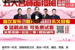 【29[红包]·F0534膝关节一针灵、颈椎特效三针、鼻炎一针灵、痛经、胃痛、晕车】