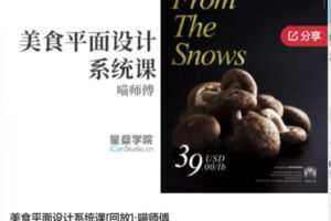 【28[红包]·F0511美食平面设计系统课[回放]·喵师傅】