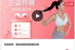 【20[红包]·F0664张璋老师-圣诞特辑动感燃脂训练】