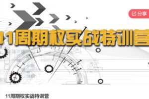 【28[红包]·F088611周期权实战特训营】