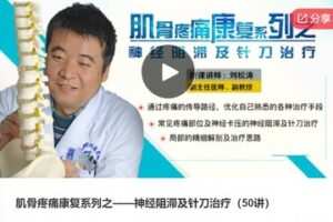 【27[红包]·F1122肌骨疼痛康复系列之——神经阻滞及针刀治疗（50讲）】