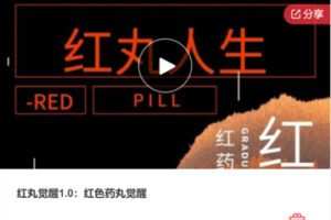 【89[红包]·F1333红丸觉醒1.0：红色药丸觉醒】
