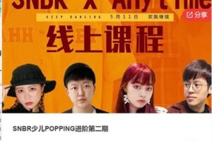 【19[红包]·F1206SNBR少儿POPPING进阶第二期】